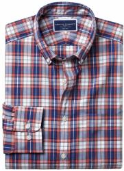 Charles Tyrwhitt Non-Iron Stretch Poplin Large Check Shirt - Extra Slim fit | S