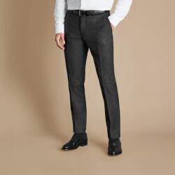 Charles Tyrwhitt Ultimate Performance Suit Trousers - Charcoal - Slim fit | 38 (Befejezetlen) | 30