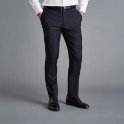 Charles Tyrwhitt Natural Stretch Twill Trousers - Navy - Classic fit | 38 (Befejezetlen) | 36