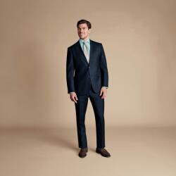 Charles Tyrwhitt Natural Stretch Twill Suit Jacket - Navy - Classic fit | 56 | Rövidített