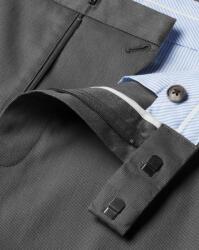 Charles Tyrwhitt Smart Stretch Texture Pants - Charcoal - Classic fit | 38 (Befejezetlen) | 40