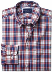 Charles Tyrwhitt Non-Iron Stretch Poplin Large Check Shirt - Slim fit | XXL