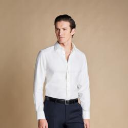 Charles Tyrwhitt Non-Iron Twill Shirt - White - Classic fit | 38 | 84 (Standard)