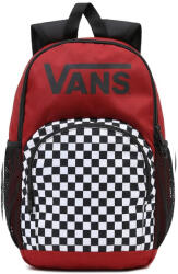 Vans bordó / fekete / fehér kockás textil kicsi hátizsák 7166yqz-508945
