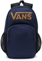 Vans sötétkék / barna feliratos textil hátizsák 7150bz5-508945
