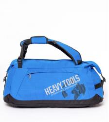 Heavy Tools kék / kockás textil sporttáska / hátizsák efero blue