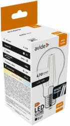 Avide LED White Filament Globe, 4, 5W, E27, 330°, NW, 4000K, természetes fehér, 470 Lumen, üveg bura (A9061)