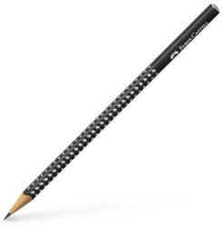 Faber-Castell Grafitceruza, B, háromszögletű, FABER-CASTELL "Sparkle", gyöngyház fekete (118299) - kreativjatek