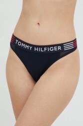 Tommy Hilfiger tanga sötétkék - sötétkék M - answear - 10 990 Ft