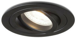 Rendl light studio PASADENA GU10 R süllyesztett lámpa fekete 230V GU10 50W (R14103) - mobiliamo
