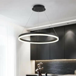 Elit'S Lustra LED Cu Telecomanda, 1 cerc Black, 48w (LS a13-1 bk)