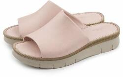 Vlnka Papuci din piele damă Brigita roz mărimi încălțăminte adulți 41 (15-002057-41)