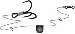 JAXON catfish rig set 3/0 (AK-PCG3/0)