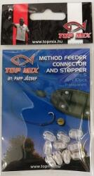 TOPMIX Method feeder gyorskapocs, fluo clear "s (TM657)