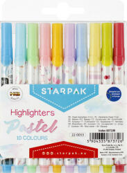 Starpak Szövegkiemelő, 10 db/csomag, Starpak, pasztell (STK-507199)
