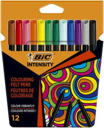 BIC Filctoll készlet, BIC "Intensity Up", 12 különböző szín (978004)