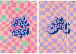 Starpak Retro gumis mappa A/4, rózsaszín-lila, kétféle, Starpak (STK-536508) - officetrade