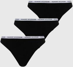 Tommy Hilfiger bugyi (3-pack) fekete - fekete S - answear - 16 990 Ft
