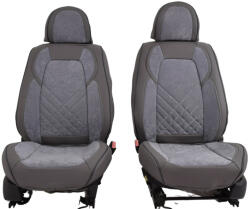 Seat Exeo Kombi Méretezett Üléshuzat -Triton Bőr/Arcantara -Szürke/Szürke- 2 Első Ülésre