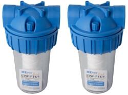 Everline Filtre EVERLINE pentru apa si cartus bumbac 7", iesire 1", set 2 bucati (9789738989306) Filtru de apa bucatarie si accesorii