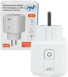 PNI Priza inteligenta PNI SmartHome WP800 WiFi control prin internet, App Tuya Smart, compatibila cu Amazon Alexa si Google Home, masoara consumul de energie (WP800)