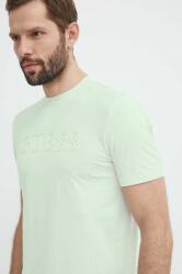 Guess t-shirt ALPHY zöld, férfi, nyomott mintás, Z2YI11 J1314 - zöld S