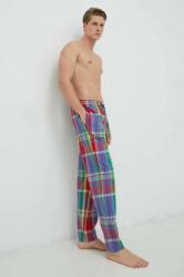 Ralph Lauren pamut pizsamanadrág piros, mintás - piros XL
