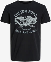 JACK & JONES Fonne Tricou Jack & Jones | Negru | Bărbați | M