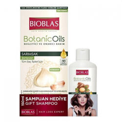 Bioblas Sampon Bioblas Botanic Oils cu usturoi 360ml + 150ml sampon Bioblas cu ulei de argan