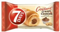 7days Croissant 7DAYS Cream&Cookies mogyorókrém ízű krémmel töltött keksz darabokkal 60g - decool