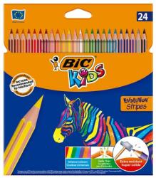 BIC Színes ceruza BIC Kids Evolution hatszögletű környezetbarát 24 db/készlet (9505251)