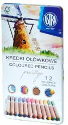 Astra Színes ceruza ASTRA hengeres fémdobozos 12 színű (312117001) - decool