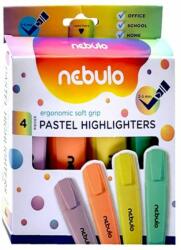 Nebulo Szövegkiemelő NEBULO pasztell 4 szín készlet (SZK-4-PSZ)