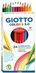 GIOTTO Színes ceruza GIOTTO Colors 3.0 hatszögletű 24 db/készlet (2767 00)