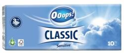Ooops! Papírzsebkendő Ooops! Classic Sensitive 3 rétegű 10x10 db-os (KPC30101160) - decool