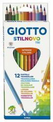 GIOTTO Színes ceruza GIOTTO Stilnovo háromszögletű 12 db/készlet (2570 00)