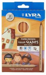 LYRA Színes ceruza LYRA Color giant bőrtónusú 12 db/készlet (3931124) - decool