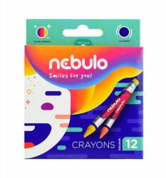 Nebulo Zsírkréta NEBULO kerek hegyezett 12 színű (NZSK-12)