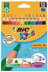 BIC Színes ceruza BIC Kids Evolution háromszögletű környezetbarát 12 db/készlet (8297356)
