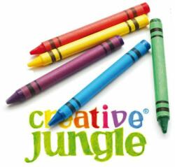 Creative Jungle Zsírkréta CREATIVE JUNGLE kerek hegyezett 12 színű (CFA2453) - decool