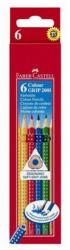 Faber-Castell Színes ceruza FABER-CASTELL Grip háromszögletű 6 db/készlet (112406)