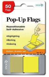 Hopax Pop-Up Index plastic 45x25mm 50 file (26010)