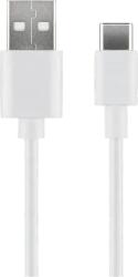 MicroConnect Cablu USB-C la USB-A 3m USB2.0 alb (USB3.1CCHAR3W)