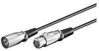 MicroConnect XLR connection cable 20 meter, XLR 3-pin - XLR 3-pin M-F (XLRMF20)