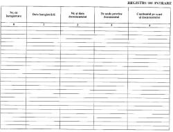 Office Registru intrare iesire corespondenta A4 100 file (75973)