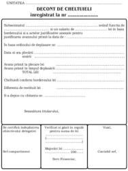Office Decont cheltuieli A5 100file (75954)