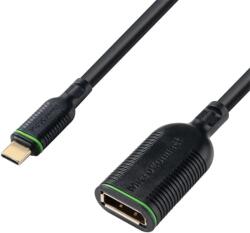 MicroConnect Adaptor USB-C la DisplayPort 0.2m negru (MC-USBCDP-A)