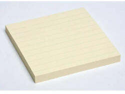 Office Notes adeziv 100x100mm 100 file galben pastel liniat (SD-001554)