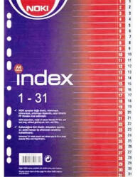Exxo Index plastic A4 1-31 31 file (59231)