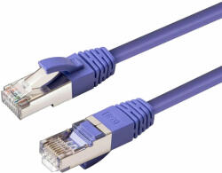 MicroConnect CAT6A S/FTP 0.5m Purple LSZH (MC-SFTP6A005P)